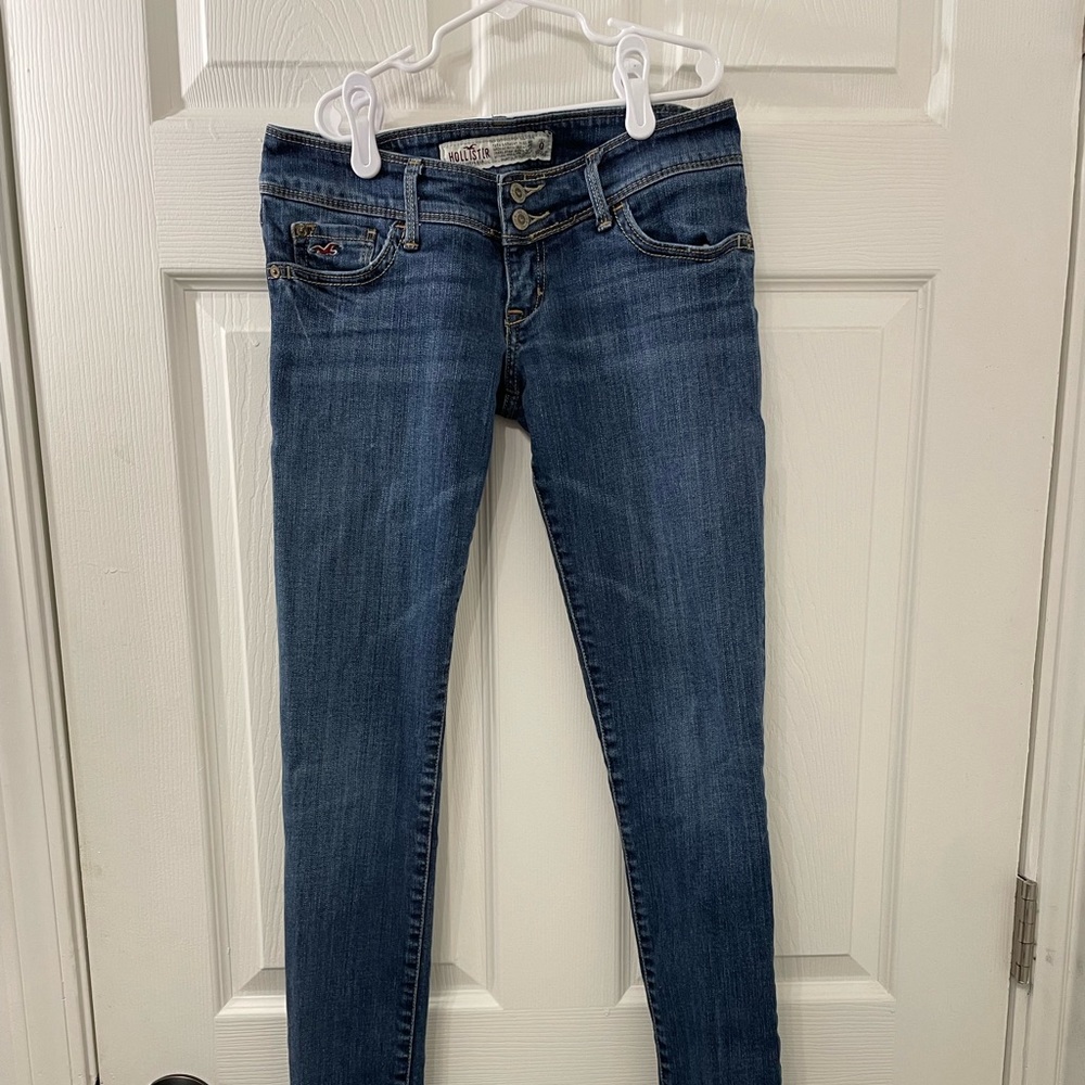 Hollister 0 Skinny Low Rise Denim Jeans Pants
